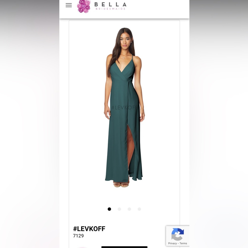 ONLY WORN ONCE Levkoff Evergreen Dress